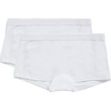 Basics shorts wit 2 pack voor Meisjes | Maat 158/164