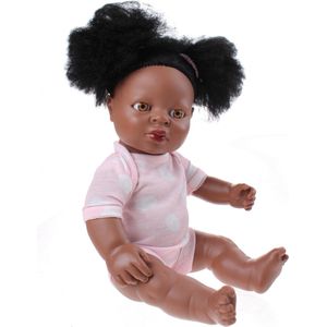 Berjuan Babypop Newborn Afrikaans 38 Cm Meisje