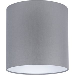 Uniqq Lampenkap stoffen grijs Ø 25 cm – 25 cm hoog