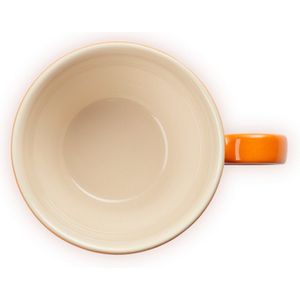 Le Creuset - Cappuccino Mok - 400 ML - Oranjerood