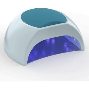 SUN2C 48W UV Lamp Voor Nagels, UV LED Nagellamp Met 4 Timerinstellingen, LED Nagellamp Compatibel Met Alle Gelsoorten, Sneldrogende Nageldroger Blauw [Energieklasse A++]