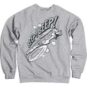 Looney Tunes BEEP BEEP Sweatshirt Heather-Grey-L
