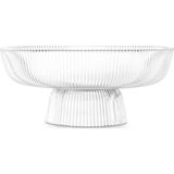 Glazen Fruitschaal - 26 cm Diameter - Modern Design - Voor Fruit en Snacks