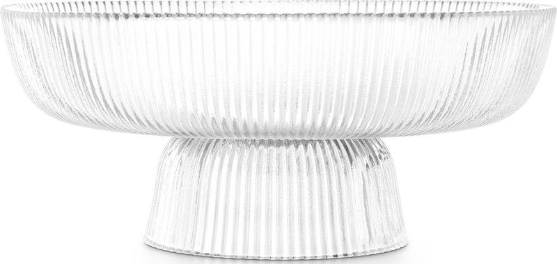 Glazen Fruitschaal - 26 cm Diameter - Modern Design - Voor Fruit en Snacks