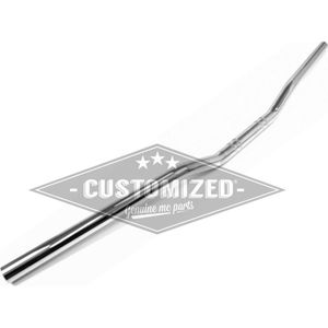 1 inch (25,4mm) Stuur Flat Cross Chroom voor Harley-Davidson