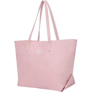 Dameshandtas, waterafstotende multifunctionele schoudertas, shopper met ritssluiting voor school, kantoor, casual, dagelijks winkelen, roze