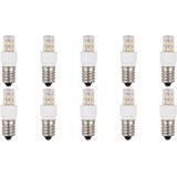 SPL - E14 LED Lamp - Neutraal Wit - 2W - LED Buislamp T17 - 10 Stuks