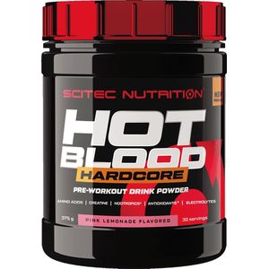 Scitec Nutrition - Hot Blood Hardcore Pre-Workout (Pink Lemonade - 375 gram)