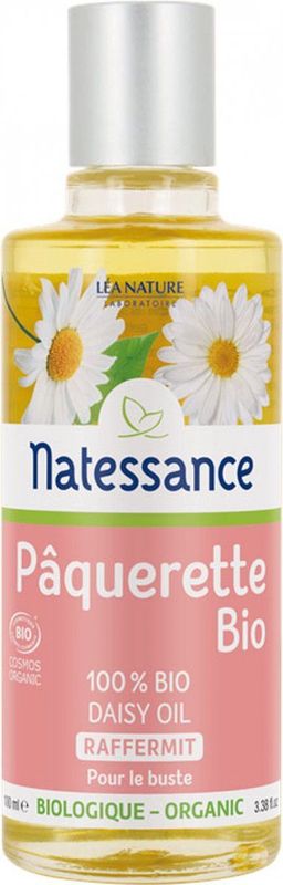 Natessance - Madeliefjebloemolie - Verstevigende Buste en Gezicht - 100 ml - Gezichtsolie