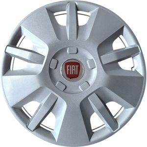 Wieldoppen - Zilver - Fiat Ducato - Set van 4 stuks