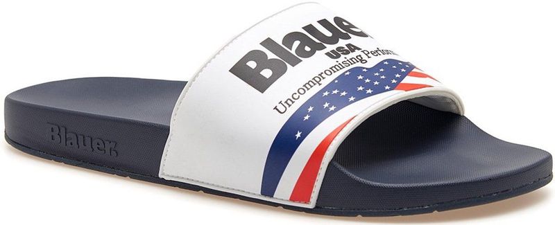 Blauer - JASPER01 - Teenslippers - Marineblauw - Plat