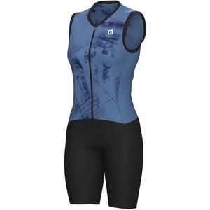 Ale Pragma Mirror Wieler Skinsuit Blauw S Vrouw