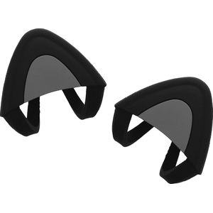 kwmobile - Kattenoortjes - Zwart / Grijs - Silicone