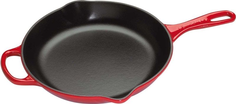 Le Creuset - Skillet - Kersenrood - Geëmailleerd Gietijzer