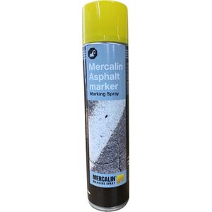 Mercalin AS Aspfalt Marker kleur Geel 600 ml