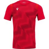 Macron Rodders Shirt Korte Mouw Kinderen - Rood | Maat: 7-8 Y