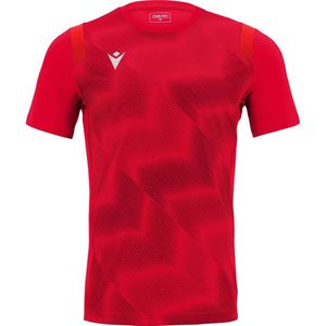 Macron Rodders Shirt Korte Mouw Kinderen - Rood | Maat: 7-8 Y