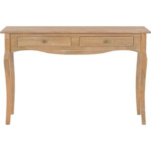vidaXL Wandtafel met 2 lades - Franse stijl Wandtafel - Wandtafels - Bijzettafel - Console Tafel
