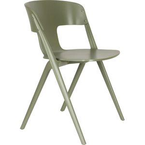 Zuiver Horizon Tuinstoelen stapelbaar Kunststof Groen - Set van 4