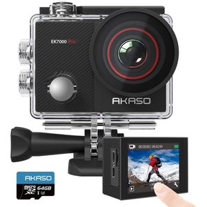 AKASO EK7000 Pro - Action Camera 4K - Waterdicht 40m - WiFi & Touchscreen - 64GB