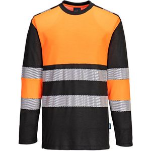 Portwest - PW312 - Hi-Vis T-Shirt - Lange Mouw - Klasse 1