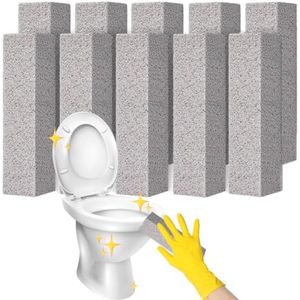 Toilet Reinigingsblok - 10 Stuks Puimsteen Reinigingsstenen voor Diepe Vlekken en Harde Watermerken