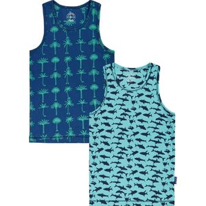 Claesen's 2-Pack Tanktop Shark maat 104/110