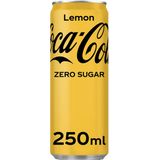 Coca Cola - Lemon - Zero - Blik - 12 x 250 ml