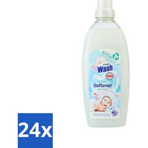 At Home - Wash - Wasverzachter - Sensitive - 20 Wasbeurten - Voordeelverpakking - 24 stuks