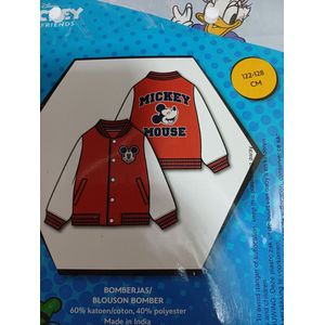 mickey mouse bomberjasje maat 122/128