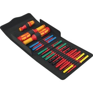 Wera - Kraftform Kompakt VDE Safe-Torque Speed Schaltschrank-Set 1 - Wisselklingset VDE - Kruiskop Phillips - Kruiskop Pozidri