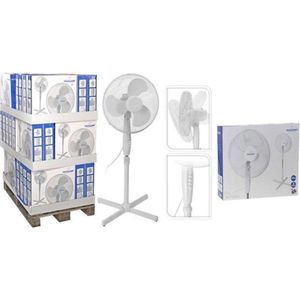 Ventilator staand | 1.25M - Zomer - Diameter 40cm - Statief - Kantel- en zwenkbare kop