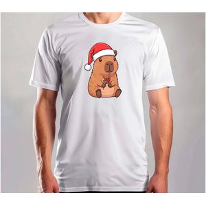 Capy Joy - T Shirt - MerryChristmas - ChristmasVibes - Funny - Sarcasm - VrolijkKerstfeest - Kerstmis - Grappig - Sarcasme - Capybara - Capy