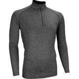 Avento - Sportshirt Lange Mouw - Antraciet mêlee - Heren