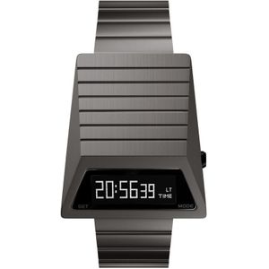 SEKETO CyberTank - Horloge 40mm Grey Staal OLED