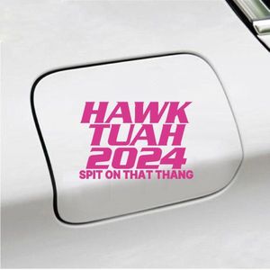Bumpersticker - Hawk Tuah 2024 - 20x13 - Roze