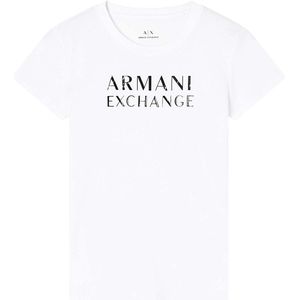 AIX Armani Exchange - XW001357AF10356UA343 - T-shirt - Bordeaux - Katoen - Korte Mouwen