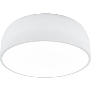 LED Plafondlamp - Plafondverlichting - Trion Barnon - E27 Fitting - 4-lichts - Rond - Mat Wit - Aluminium