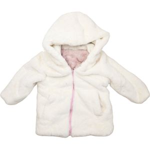 Jas Maat 92 - Bontjas zacht imitatiebont creme off white d