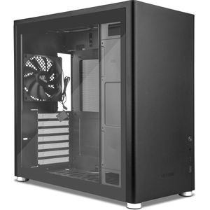 Mid Tower Gaming PC-behuizing met Transparant Glas en 120 mm Ventilator | ATX, Micro ATX, Mini ITX Compatibel