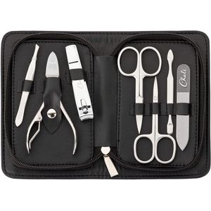 Manicure Pedicure Set - RVS Nagelverzorging - 7-delig - Glazen Nagelvijl