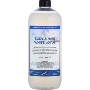 Body & Hair White Lotus 1 liter - 2 in 1 voor lichaam en haar.
