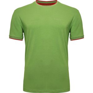 Bamboe T-shirt Slim fit Groen BAMLUGA XL