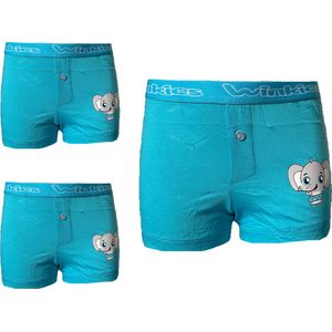Embrator jongens Boxershort Loose Fit 3-stuks turquoise 92/98