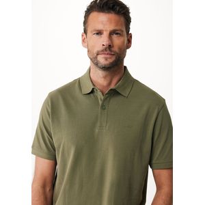 Mexx Peter Basic Pique Polo Regular Fit Mid Green - Maat S