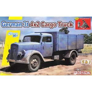 1:35 Dragon 6974 German 3t 4x2 Cargo Truck - 2 in 1 Plastic Modelbouwpakket