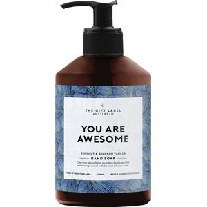 The Gift Label Handzeep 400ml – Kumquat & Bourbon Vanilla – You Are Awesome