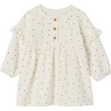 Babypakje - Ecru - 2-delig - Jurk met Heupband - Hartjesprint