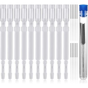 10st Probe Pin Vervanging voor 3D Touch Smart Automatic Bed Leveling - met 10st 3D Printer Nozzle Reiniging Naalden - Geschikt voor Bltouch, CR Touch. .