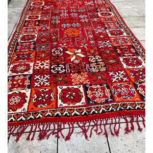 Marokkaans vintage Boujaad tapijts-s460 x 206 cm
